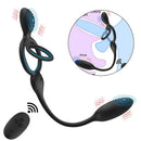 TripleForce — Anello fallico vibrante a tripla stimolazione, con telecomando
