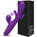 Delux — Rabbit 3 in 1 con succhia-clitoride, vibrazione e punto G