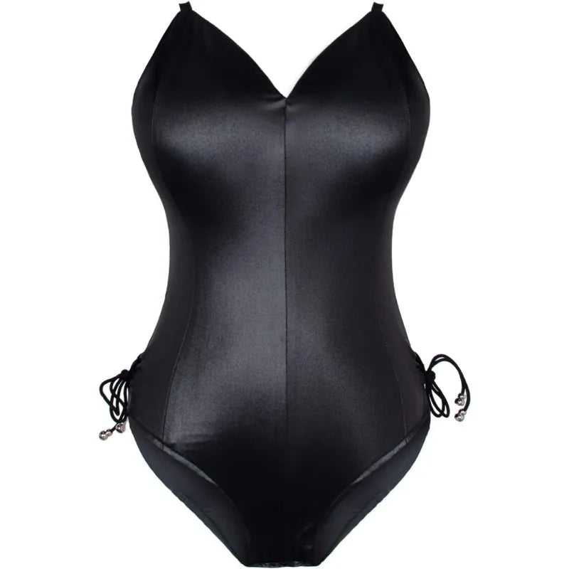 Coniglietta Senpai — Costume sexy 5 pezzi con body in raso