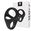 Black Rider — Anello fallico in silicone morbido, tre anelli