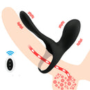 RingVib — Anello fallico vibrante con telecomando, tripla stimolazione