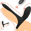 RingVib — Anello fallico vibrante con telecomando, tripla stimolazione