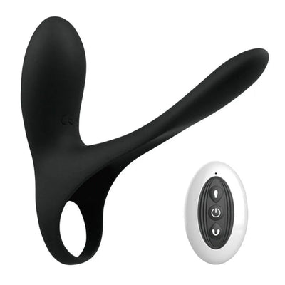 RingVib — Anello fallico vibrante con telecomando, tripla stimolazione