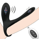 RingVib — Anello fallico vibrante con telecomando, tripla stimolazione