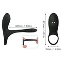 RingVib — Anello fallico vibrante con telecomando, tripla stimolazione