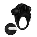 Texture — Anello fallico vibrante con sfere in rilievo, 10 livelli