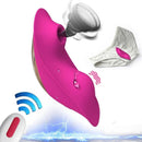 Rose — Slip vibrante con succhia-clitoride e telecomando