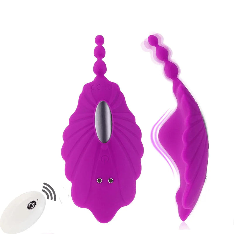 Cocolili — Vibratore da slip per clitoride, vagina e ano, con telecomando
