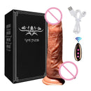 Sagaz — Dildo con vibrazione, spinta e riscaldamento