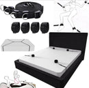 Ostaggio — Kit bondage da letto con 4 fasce in nylon regolabili