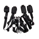 Ostaggio — Kit bondage da letto con 4 fasce in nylon regolabili