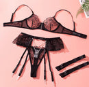 Angel — Completo lingerie in pizzo, reggiseno e slip