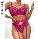 Giulietta — Completo lingerie in pizzo con reggicalze