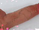 Dildo realistico con movimento di spinta, riscaldamento e telecomando
