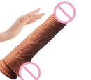 Dildo realistico con movimento di spinta, riscaldamento e telecomando
