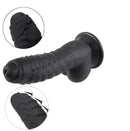 BlackMamba — Dildo realistico grande con ventosa, nervature e testicoli