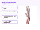 Satisfyer Hot Lover — Rabbit riscaldante fino a 39 °C, con app