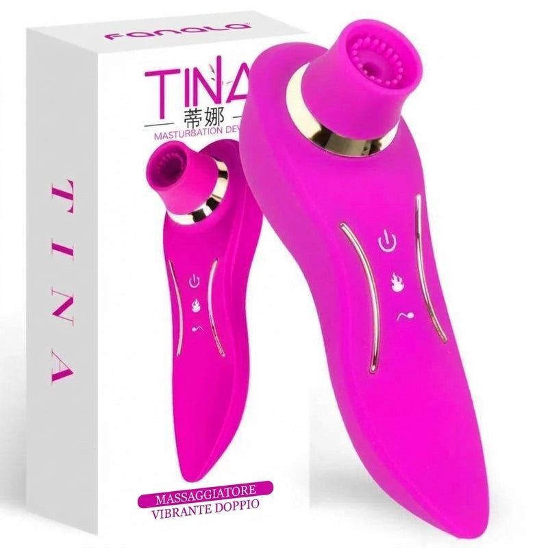 tina succhia clitoride e vibratore riscaldante