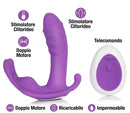 vibralove vibratore indossabile tripla stimolazione telecomando