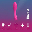 we vibe rave 2 vibratore punto g regolabile app