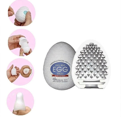Egg Ultra — Masturbatore a uovo con texture interna