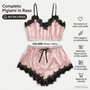 athena pigiama sexy pizzo top shorts