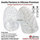 sense touch guaina masturbatore trasparente texture