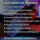 Tornado — Masturbatore maschile con rotazione e vibrazione