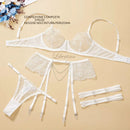 angel completo lingerie pizzo reggiseno slip