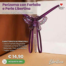 butterfly perizoma filo di perle farfalla ricamata