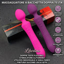 Power Soft Wand — Vibratore a doppia testa, 7 modalità per lato