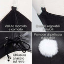 coniglietta senpai costume sexy 5 pezzi body raso