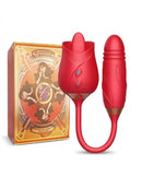 Rose X — Rosa con succhia-clitoride o lingua e bullet a spinta