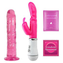 Kit Rabbit + Dildo con ventosa in silicone morbido
