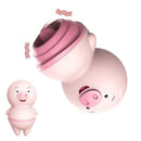 Porcellino Love — Stimolatore con lingua vibrante, mini e impermeabile