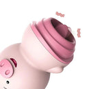 Porcellino Love — Stimolatore con lingua vibrante, mini e impermeabile