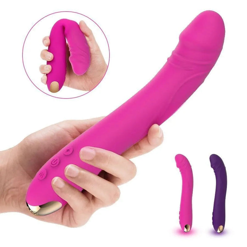 Flux — Vibratore in silicone ultra morbido, 10 modalità