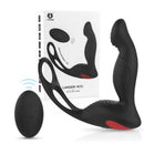 Prostate Plus — Massaggiatore prostatico 3 in 1 con anelli e telecomando