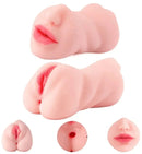 Trinity — Masturbatore 3 in 1: bocca, vagina e ano realistici