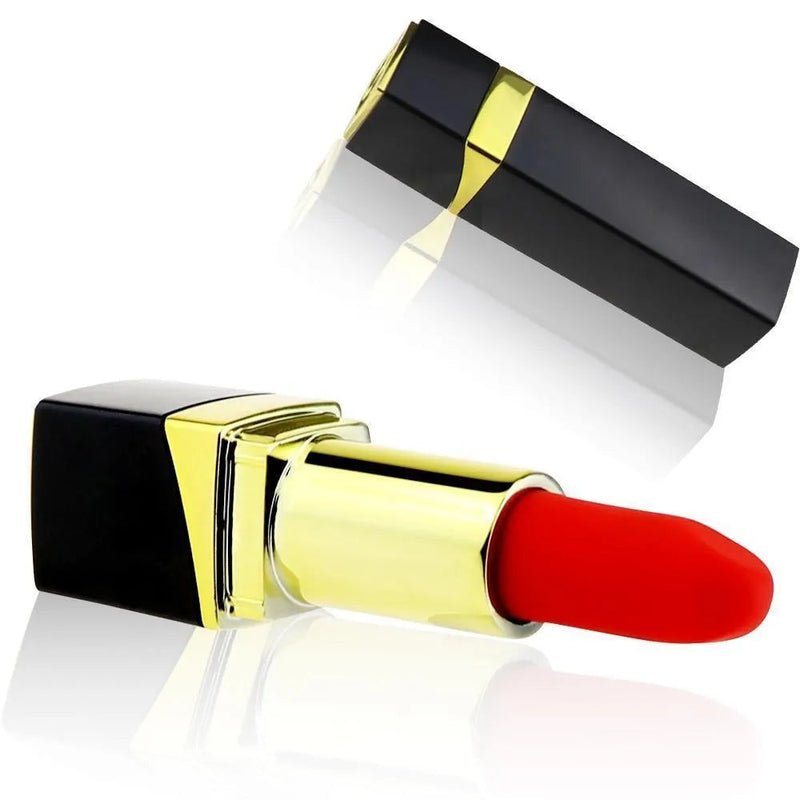Rouge — Mini vibratore a forma di rossetto, 10 velocità