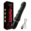Huge — Vibratore realistico da 23 cm, 10 modalità, impermeabile