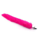 Volpe — Plug anale con coda di volpe, in metallo o silicone