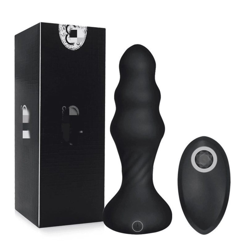BlackPanter — Plug anale e stimolatore prostata con telecomando fino a 20 m