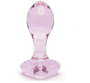 Plug Glass — Plug anale in vetro borosilicato con base a cuore