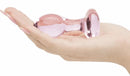Plug Glass — Plug anale in vetro borosilicato con base a cuore