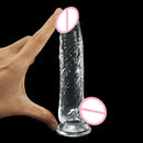 StarDildo — Dildo realistico trasparente con ventosa, 4 misure