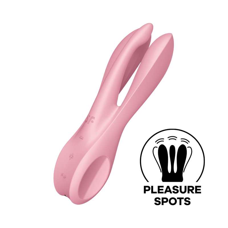 Satisfyer Threesome 1 — Vibratore esterno lay-on, stimola tutta la vulva