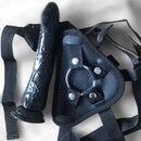 Audace — Strap-on con dildo grosso in silicone e imbracatura regolabile