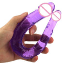 2Caps — Dildo doppio flessibile, circa 27 cm