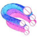 2Caps — Dildo doppio flessibile, circa 27 cm